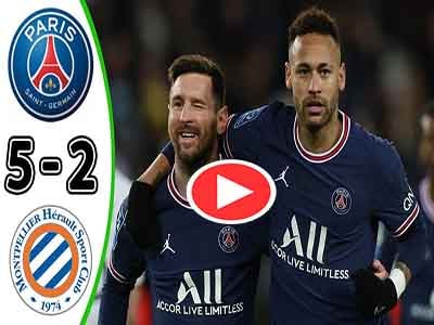 PSG vs Montpellier 5 2 All Gоals Extеndеd Hіghlіghts 2022
