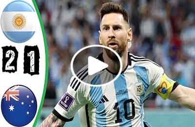 Argentina vs Australia 2-1 all goals World Cup Qatar 2022