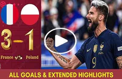 France vs Poland 3-1 all goals World Cup Qatar 2022
